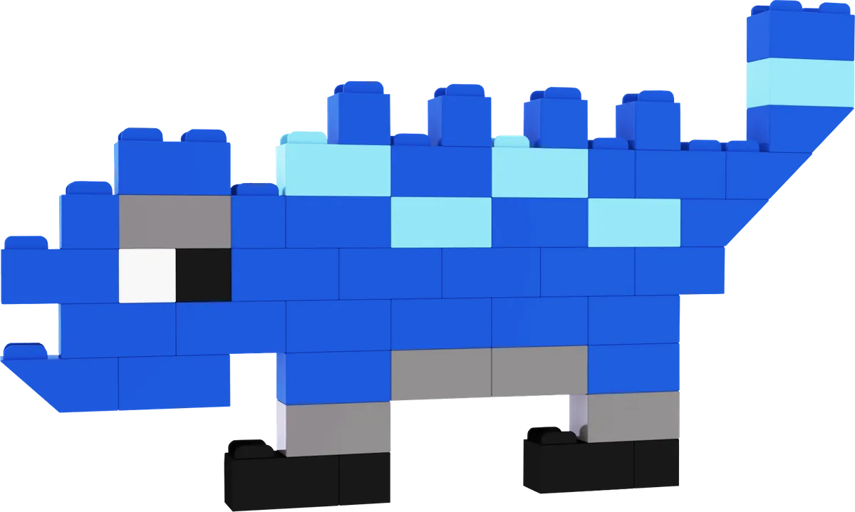 Little Architect - ArchiDinos 750 el. - Klocki edukacyjne - miniatura 18