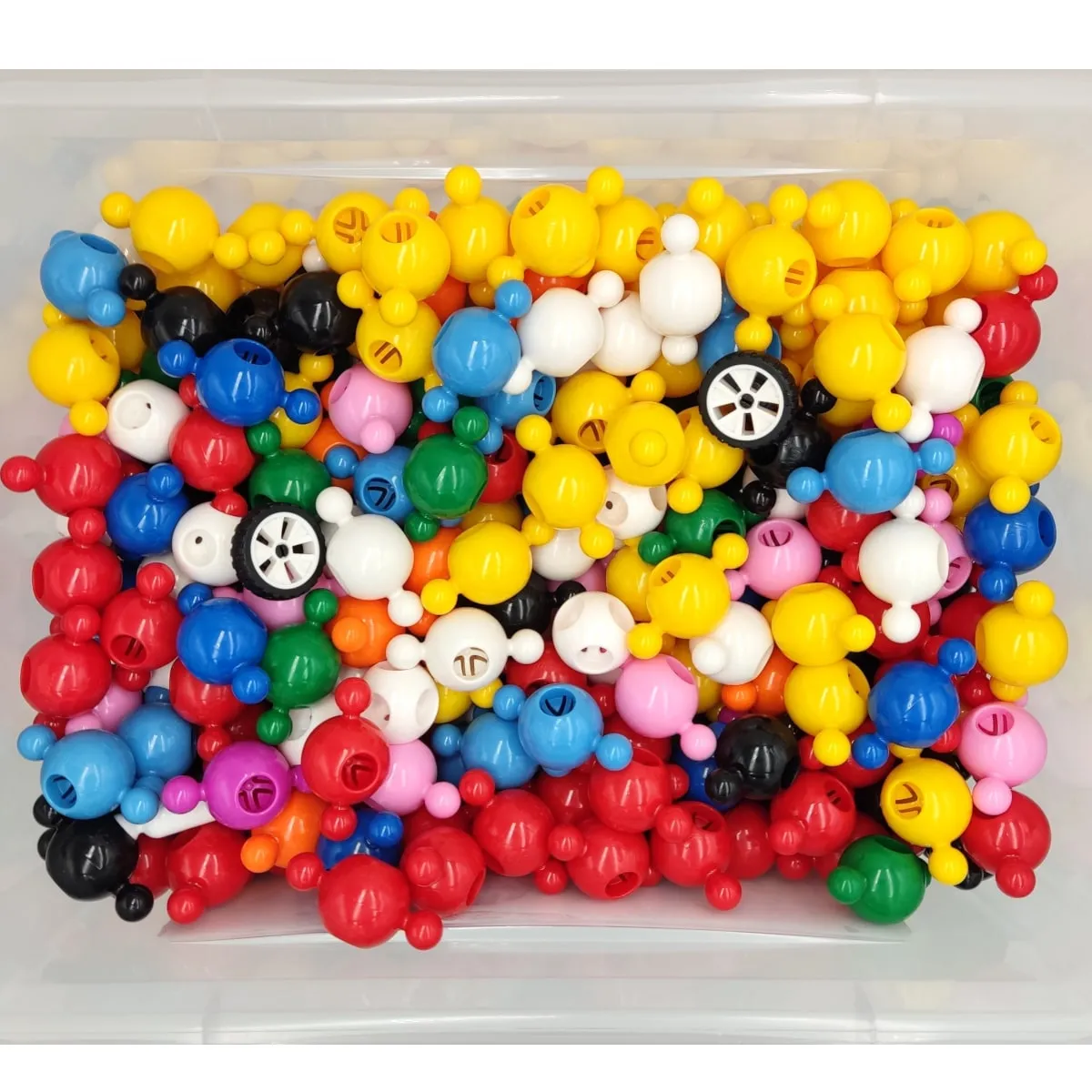 Klocki konstrukcyjne Loowi kulki zestaw edukacyjny 525 elementów 4+ - miniatura 3