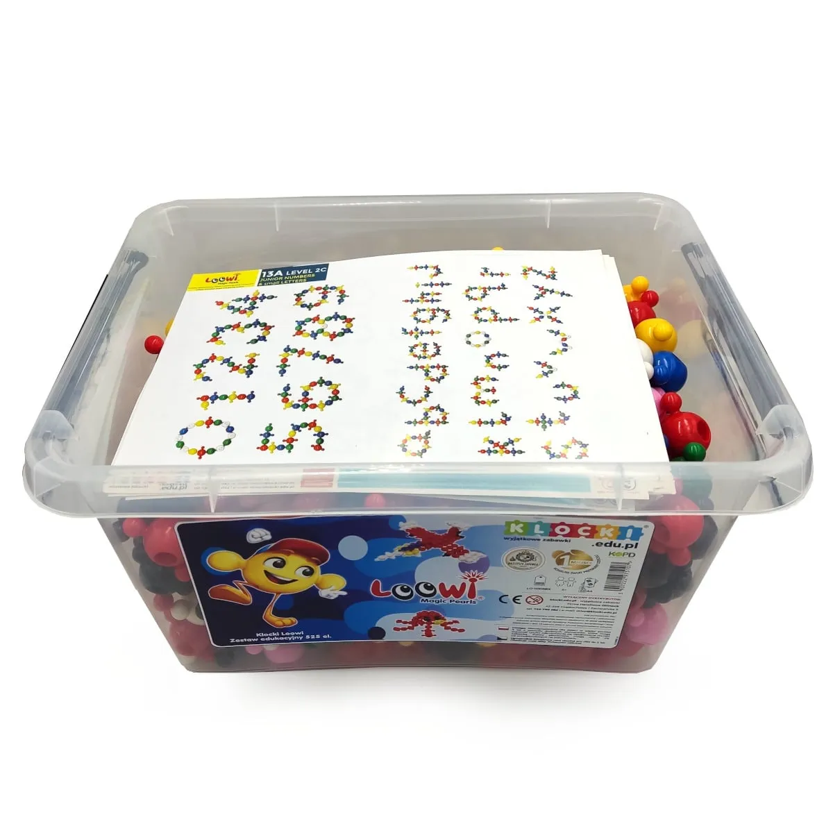 Klocki konstrukcyjne Loowi kulki zestaw edukacyjny 525 elementów 4+ - miniatura 5