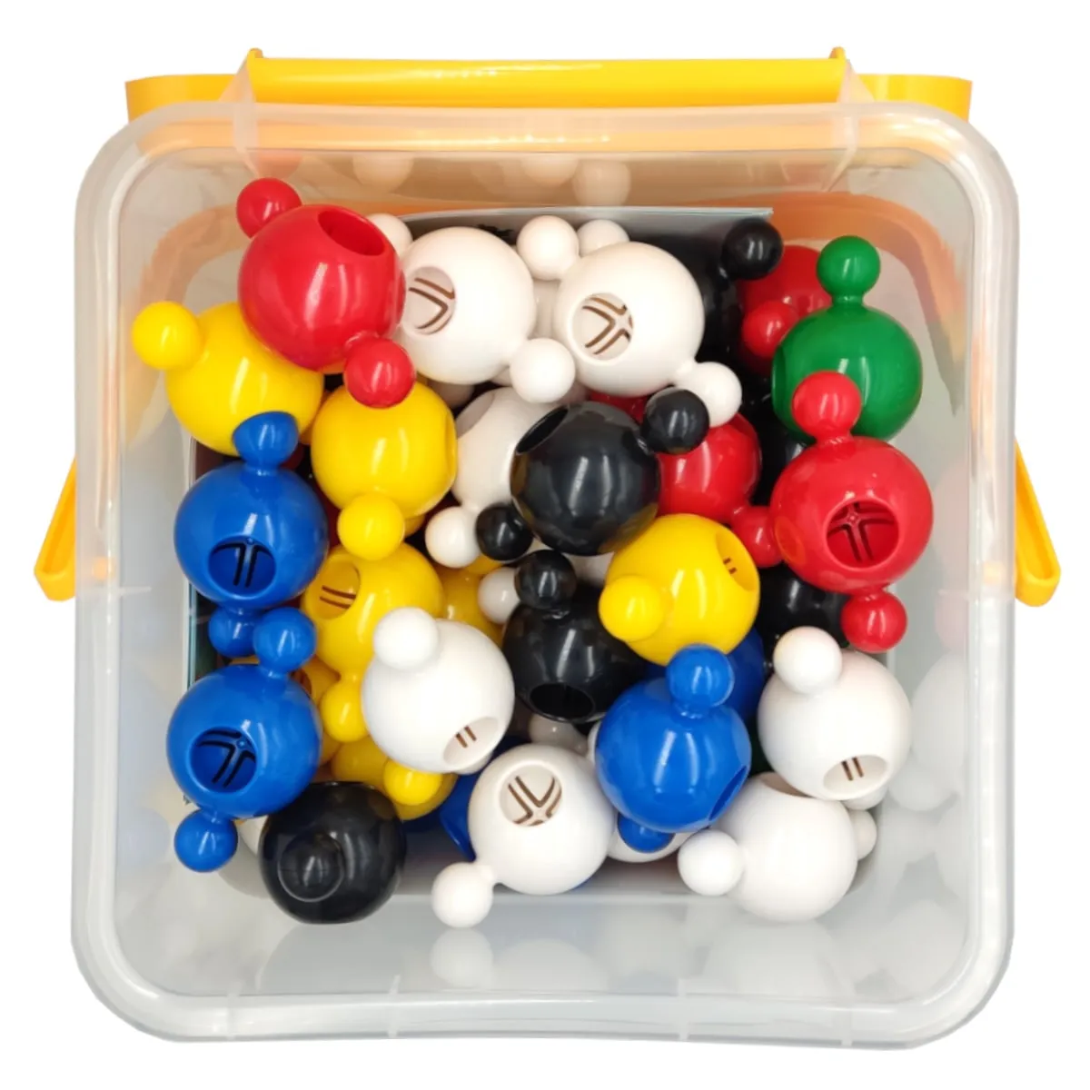 Duże klocki konstrukcyjne Big Loowi kulki 110 elementów 3+ - miniatura 3