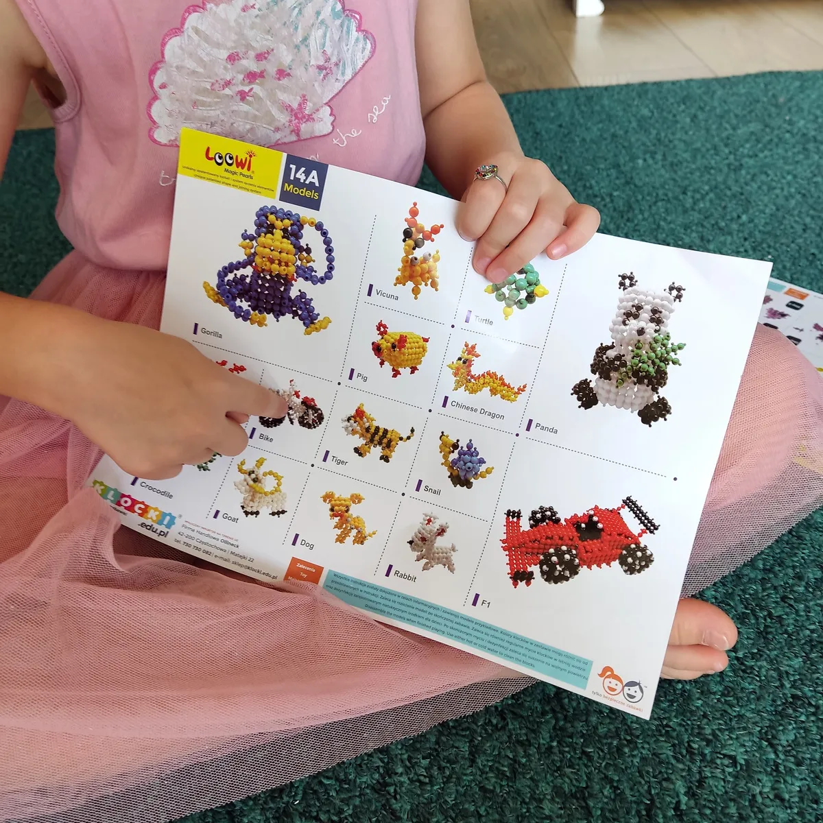 Klocki konstrukcyjne Loowi i Big Loowi mix kulki 200 elementów 3+ - miniatura 9