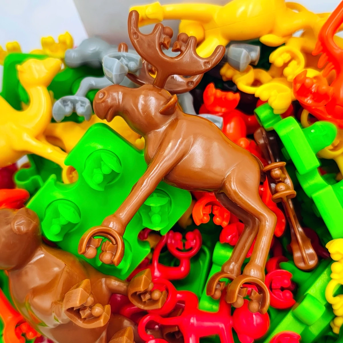 Zwierzątka LinkaZoo 108 el. - klocki edukacyjne - miniatura 5