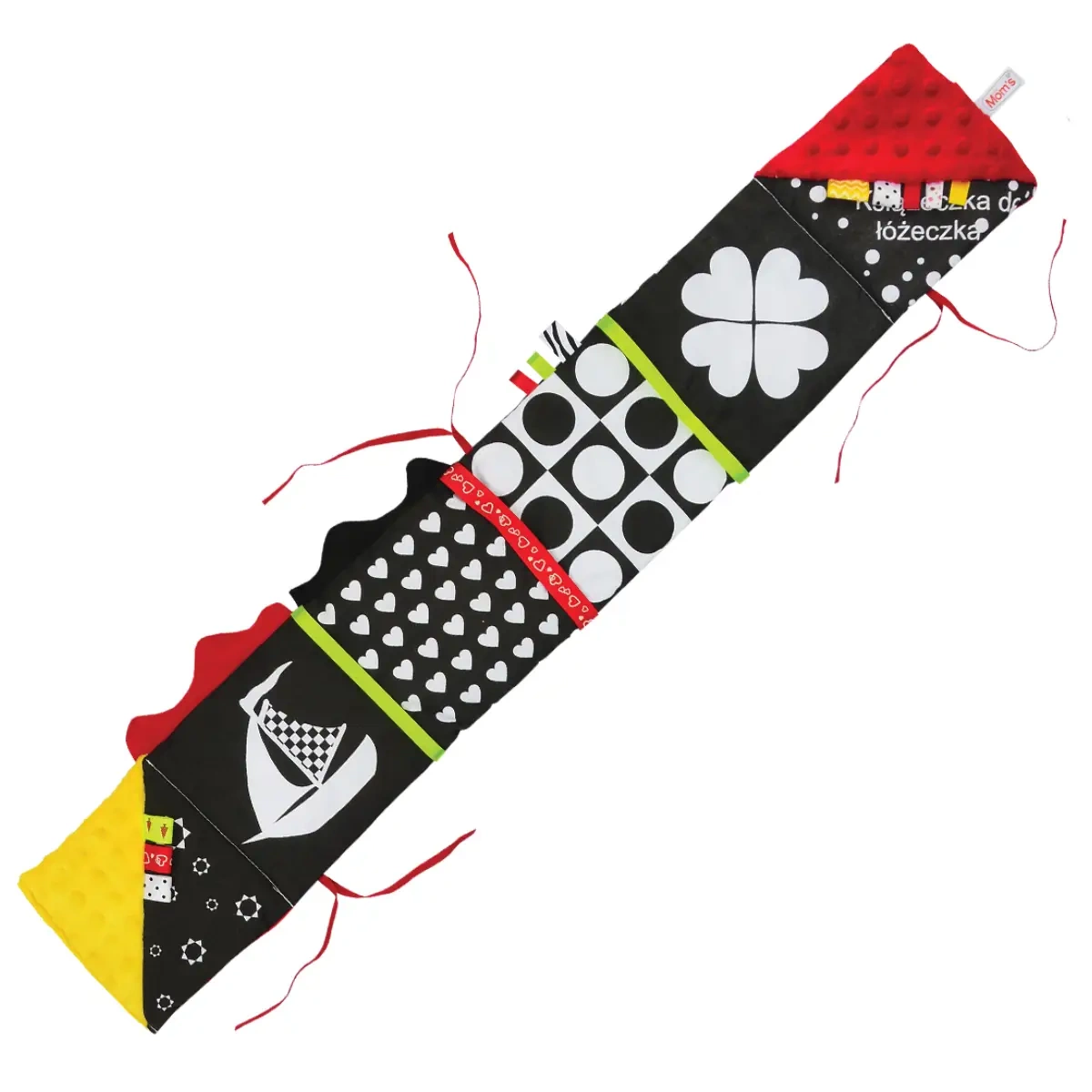 Sensoryczna książeczka osłona do łóżeczka 0+ Mom's Care - Mom's Care