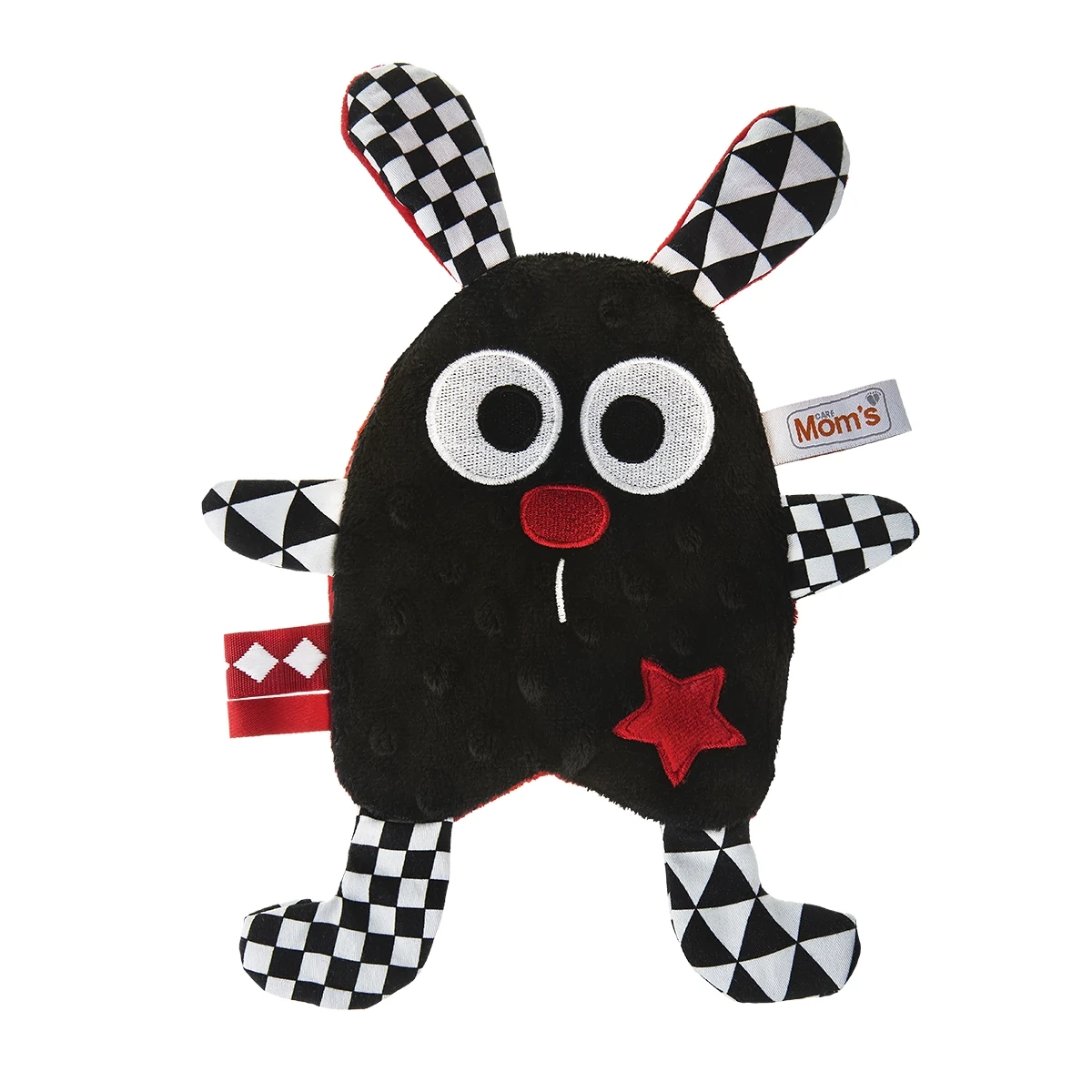 Szeleszczący szeleścik z gwiazdką czarny 0+ Mom's Care - Mom's Care