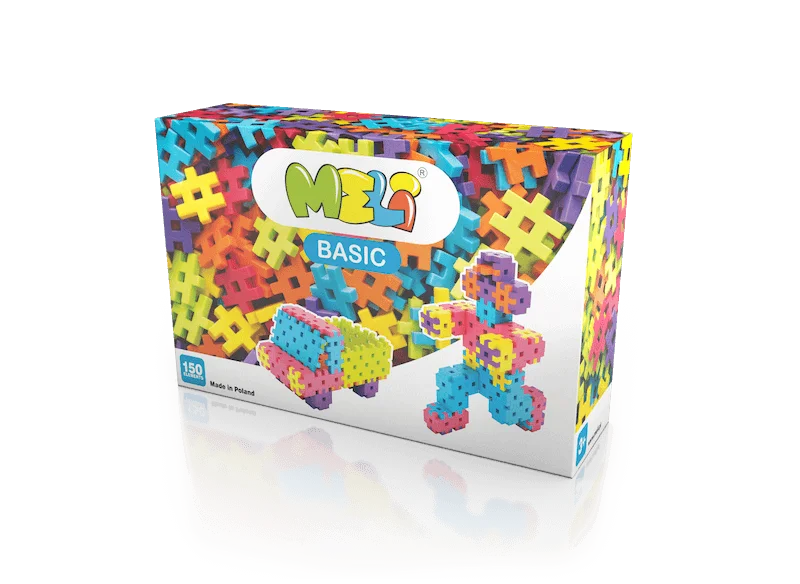 Klocki konstrukcyjne Meli Basic 150 el.