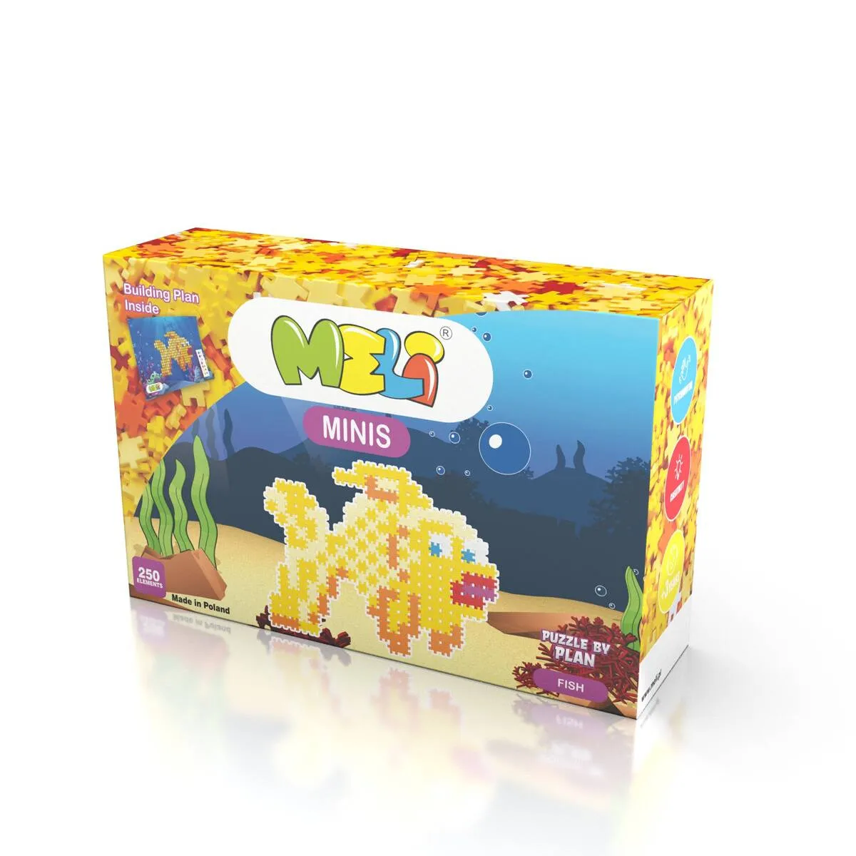 Klocki Meli Minis Fish 250 el. - Meli