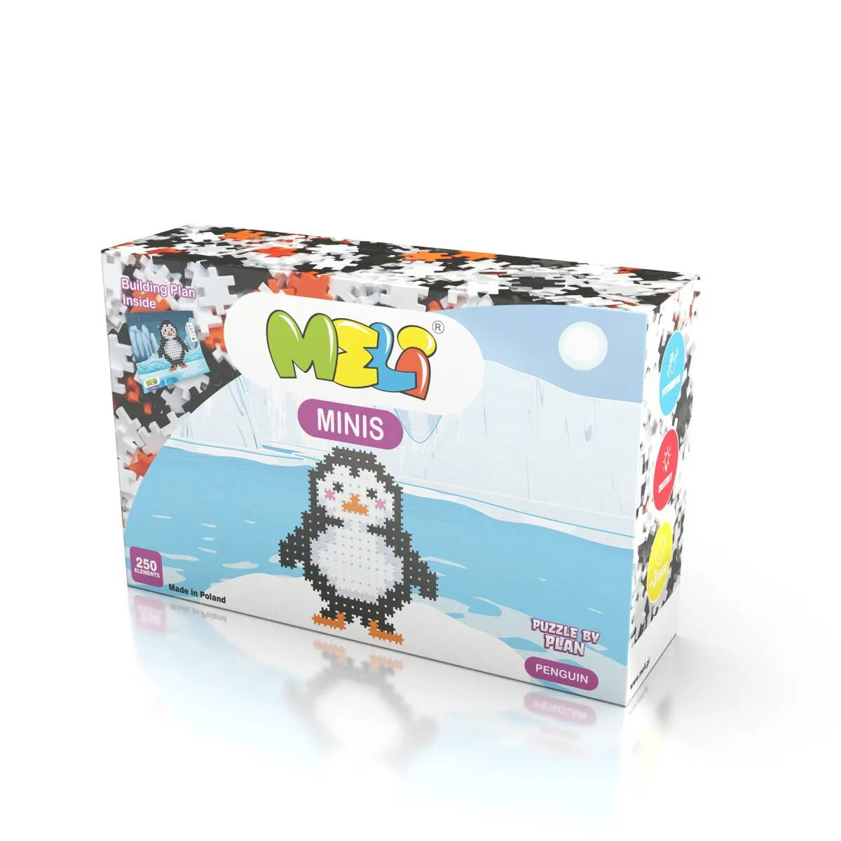 Klocki Meli Minis Penguin 250 el. - miniatura 2