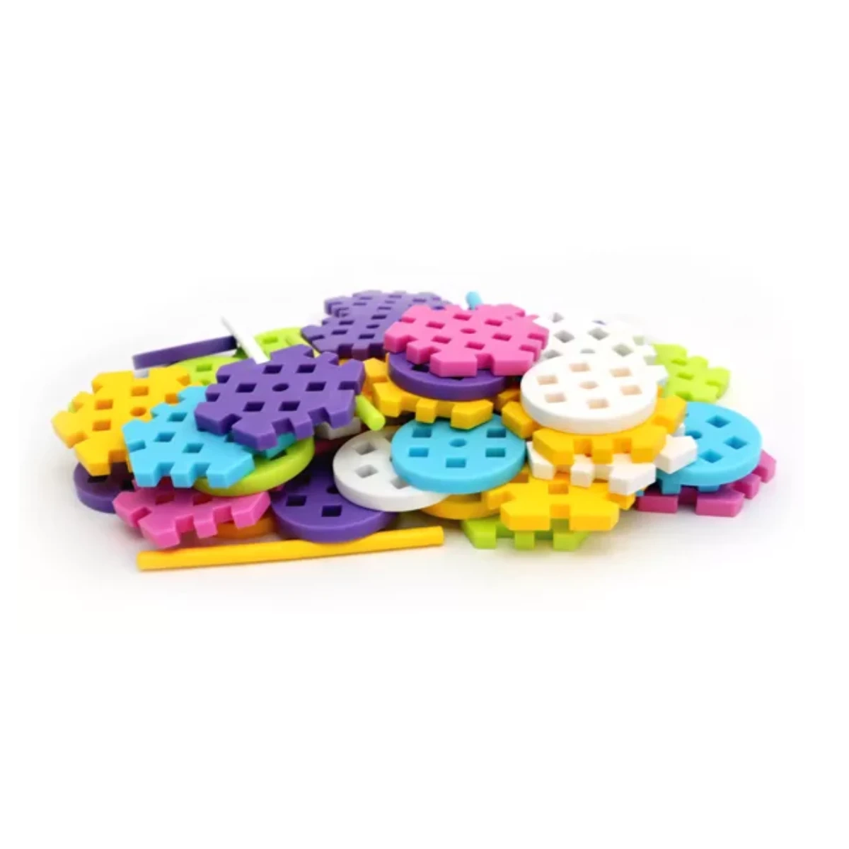 Klocki Meli Maxi Pink Constructor Set - 60 el. - miniatura 2