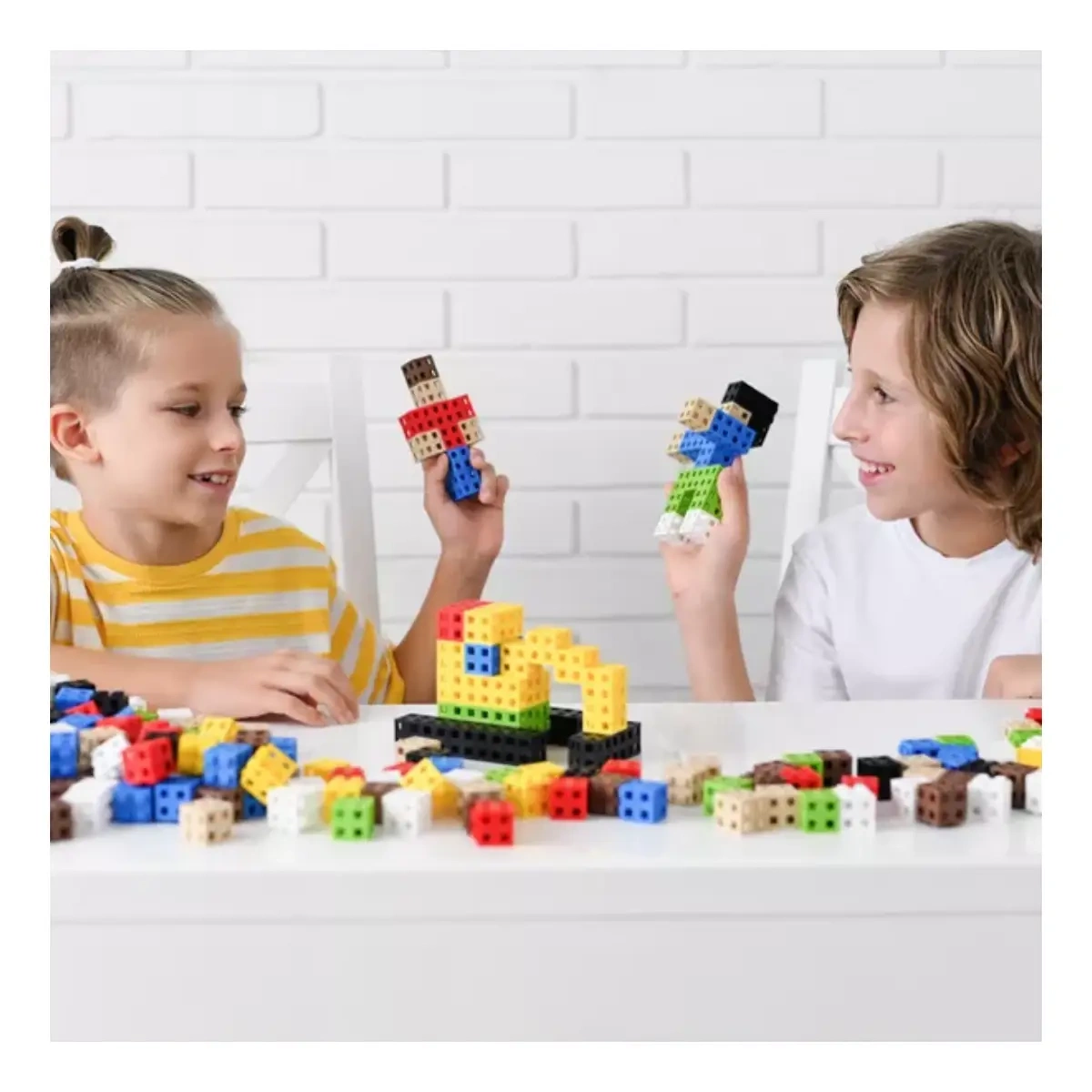 Zestaw klocków konstrukcyjnych - Meli Cube 50 el. - miniatura 3