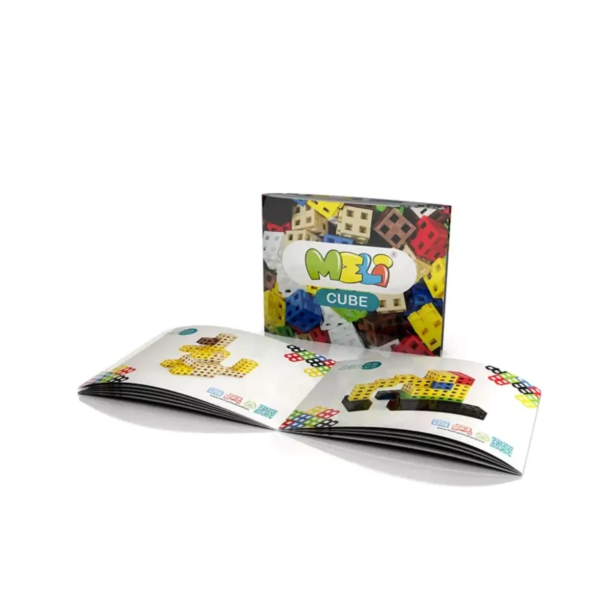Zestaw klocków konstrukcyjnych - Meli Cube 50 el. - miniatura 4