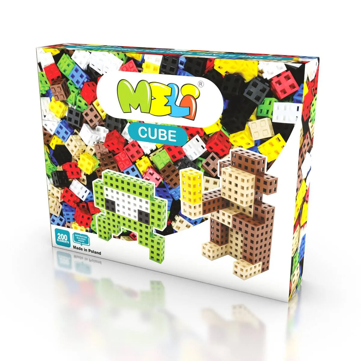 Zestaw klocków - Meli Cube 200 el. - miniatura 2