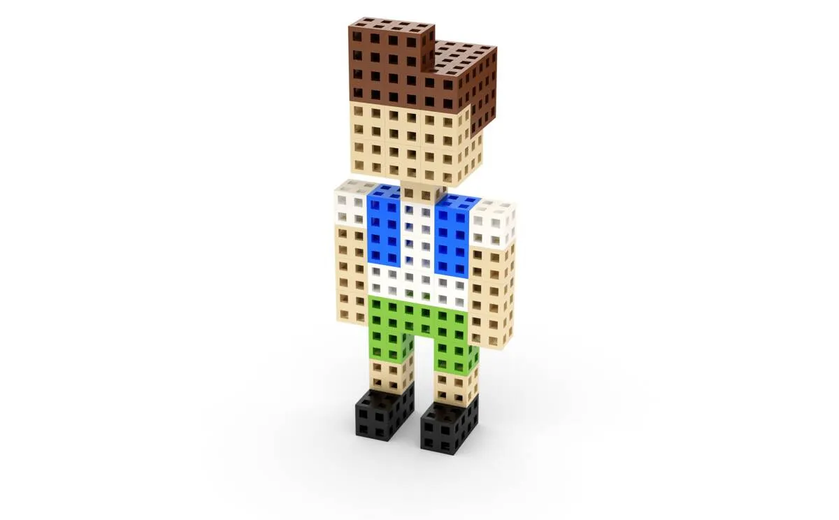 Zestaw klocków - Meli Cube 200 el. - miniatura 5