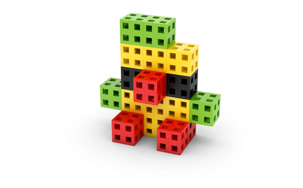 Zestaw klocków - Meli Cube 200 el. - miniatura 14