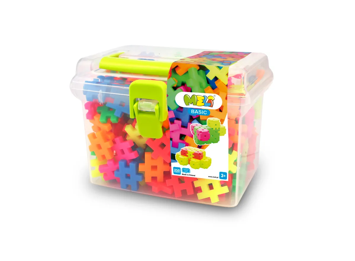 Klocki Meli Neon Travel Box 250 el. - Meli