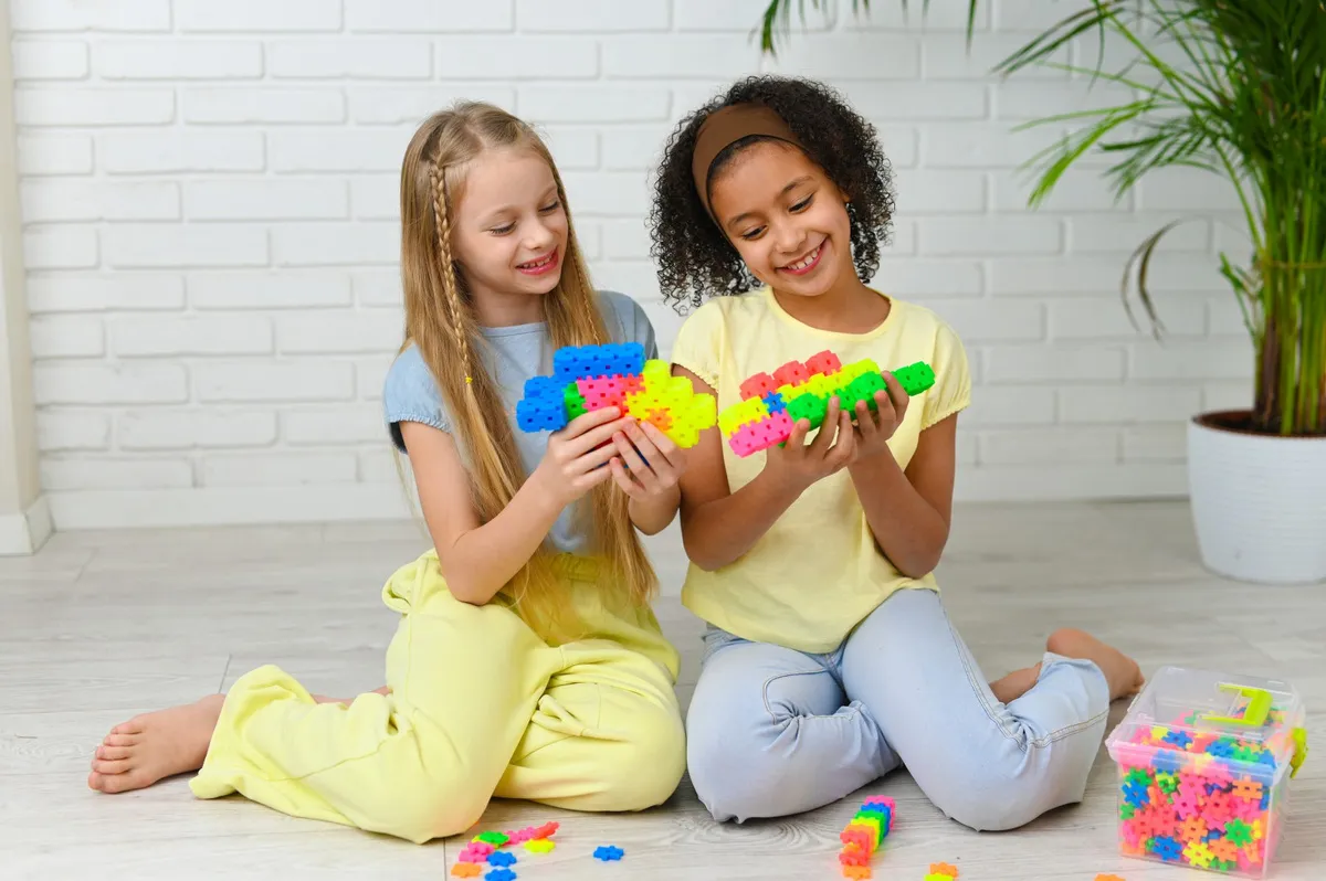 Klocki konstrukcyjne Meli Neon Basic Edu - 1200 el. - miniatura 4