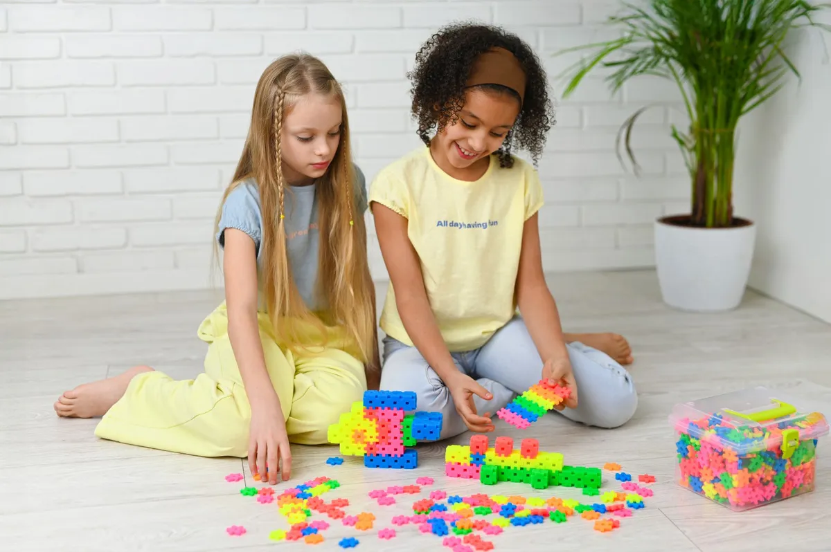 Klocki konstrukcyjne Meli Neon Basic Edu - 1200 el. - miniatura 13