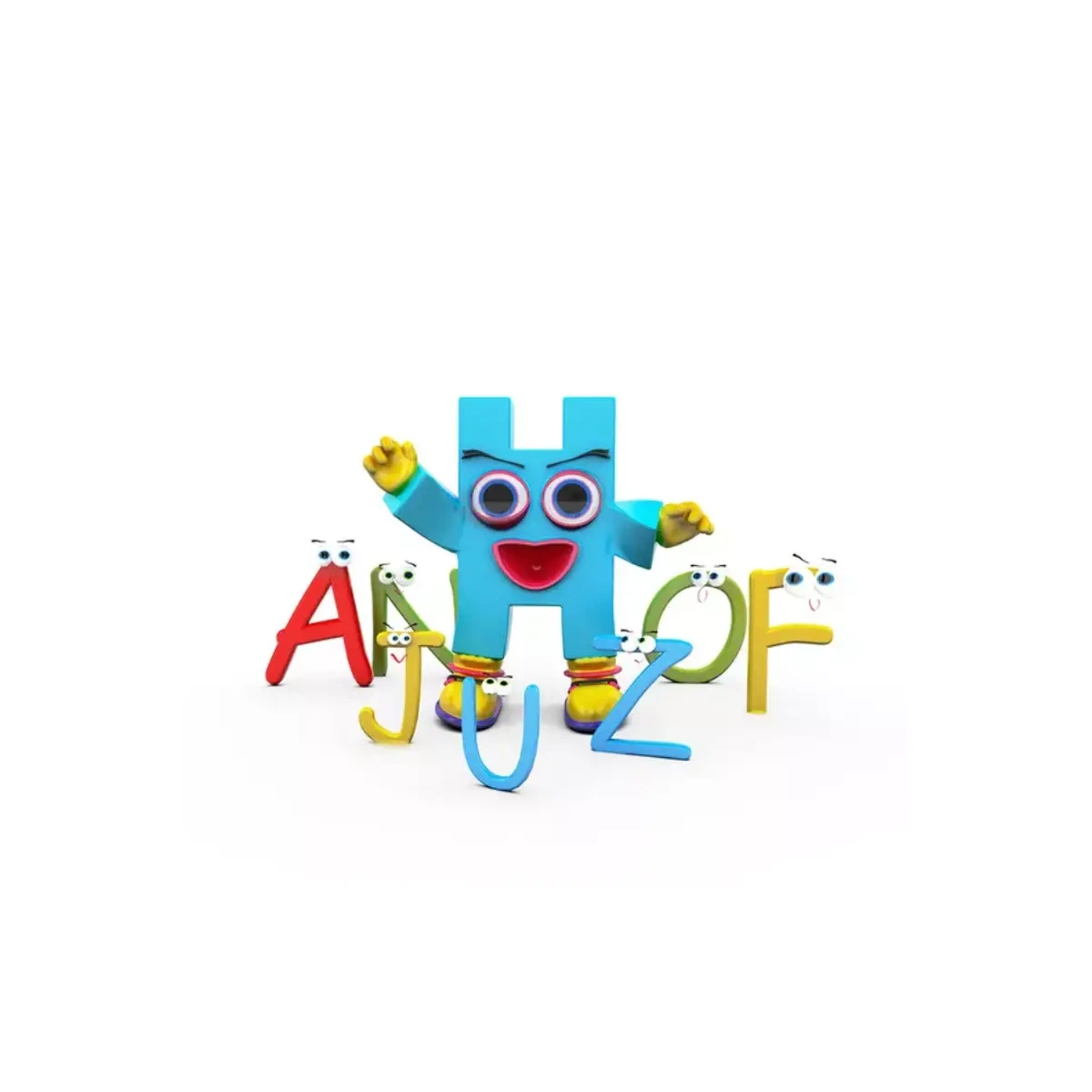 Klocki edukacyjne Meli Basic Letters Edu 1200 - miniatura 4