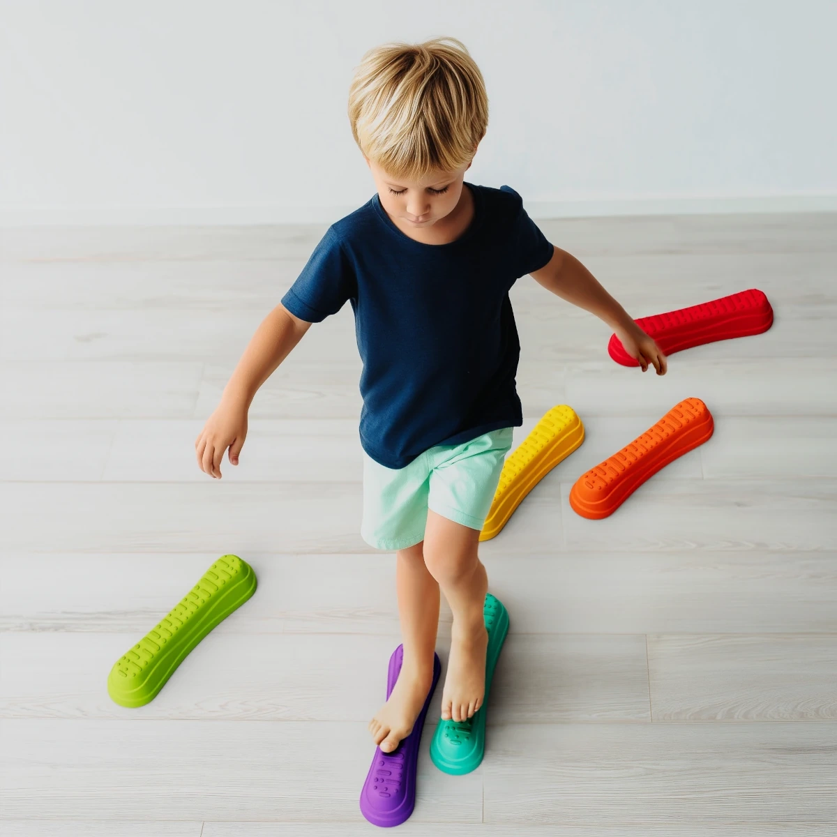 Stopnie sensoryczne Soft Bibi Balance Steps - 6szt. - miniatura 6