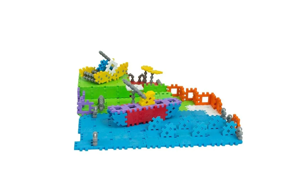 Klocki edukacyjne Marioinex Mini Waffle Wafle Konstruktor 300 elementów dla 4-latka wspierające m... - miniatura 16