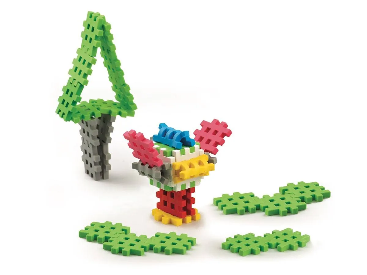 Klocki edukacyjne Marioinex Mini Waffle 140 elementów dla 4-latka wspierające motorykę - miniatura 7