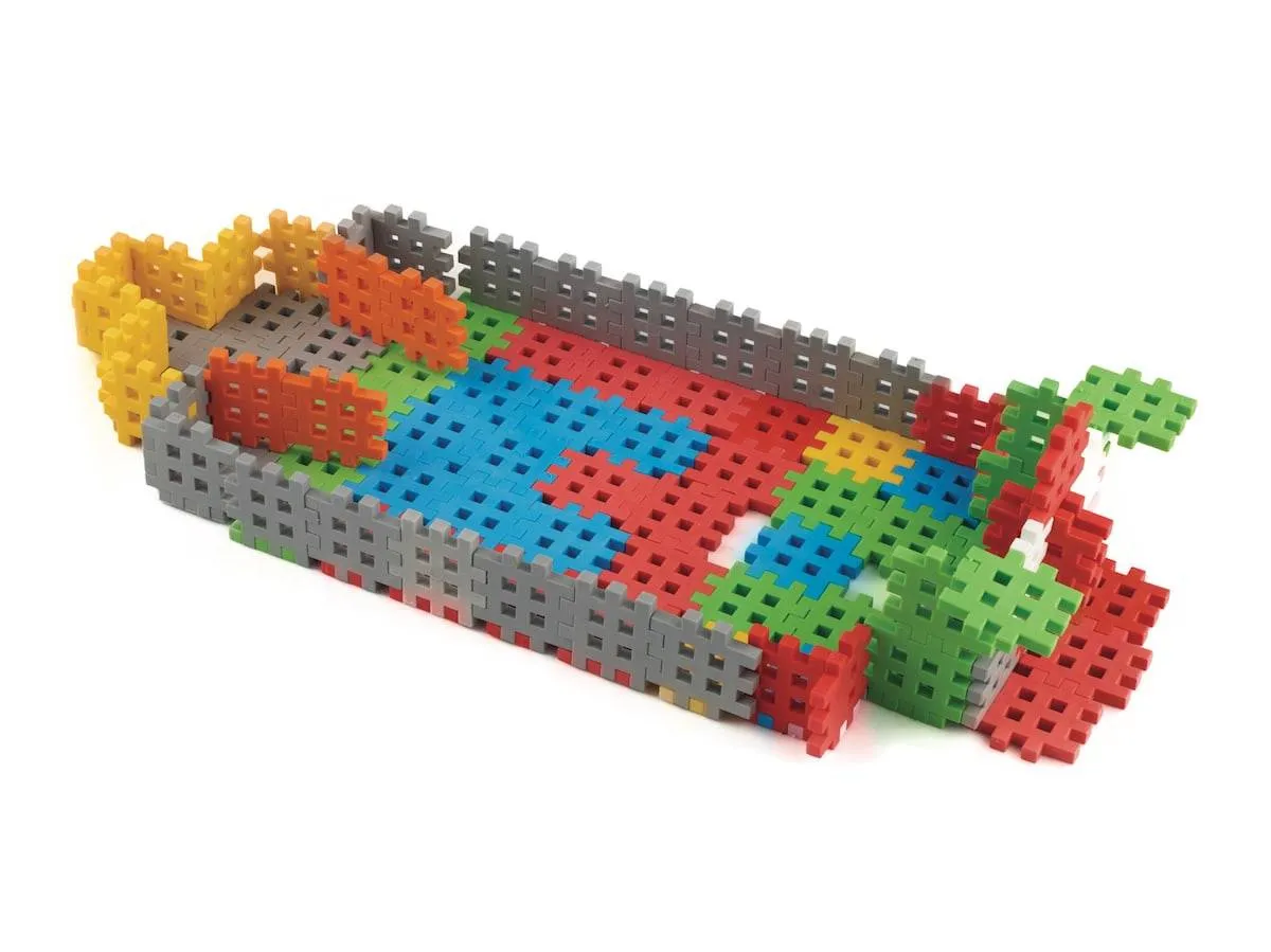 Klocki edukacyjne Marioinex Mini Waffle 140 elementów dla 4-latka wspierające motorykę - miniatura 19