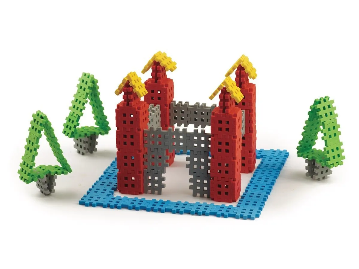 Klocki edukacyjne Marioinex Mini Waffle 140 elementów dla 4-latka wspierające motorykę - miniatura 22