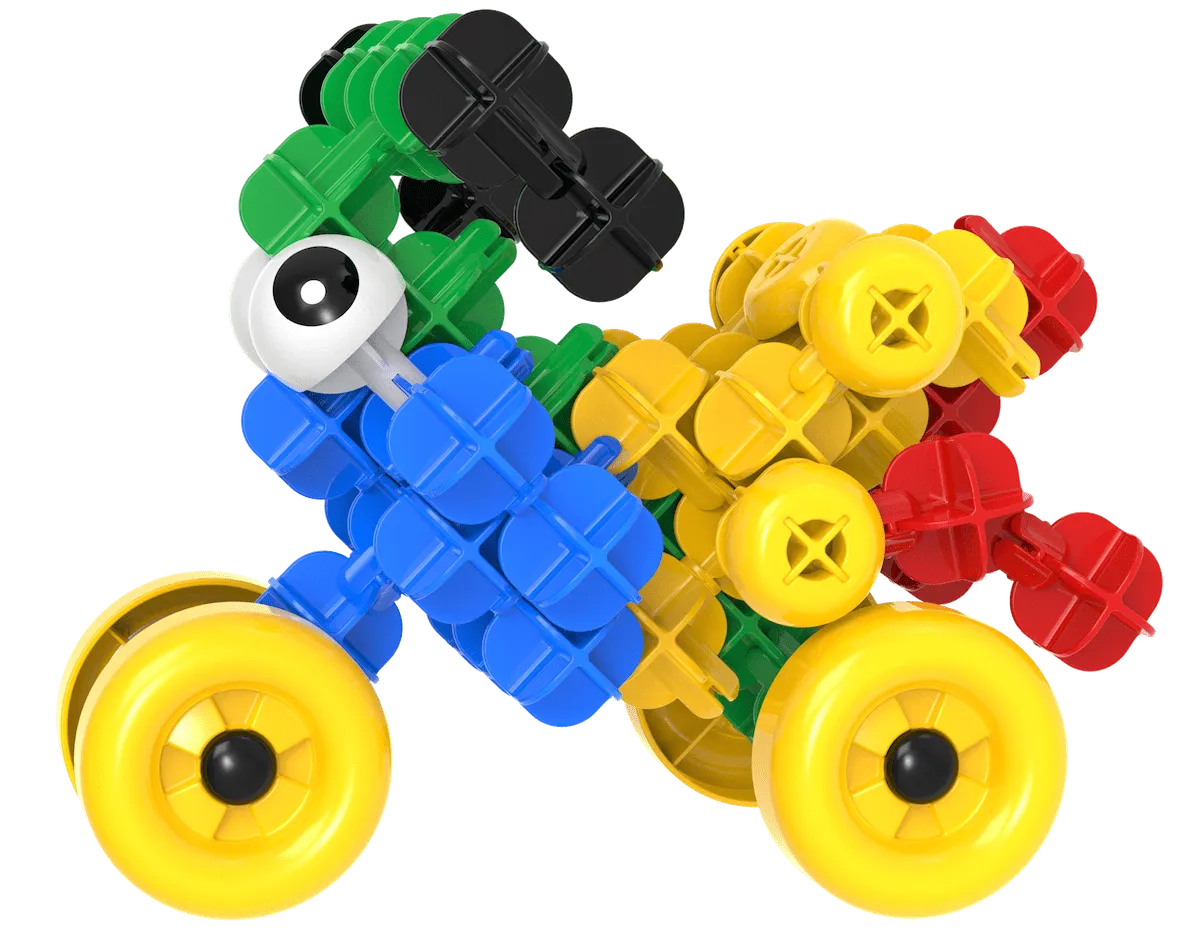 Klocki konstrukcyjne Molyka RED Box 159 elementów 3+ – Molyka - miniatura 9