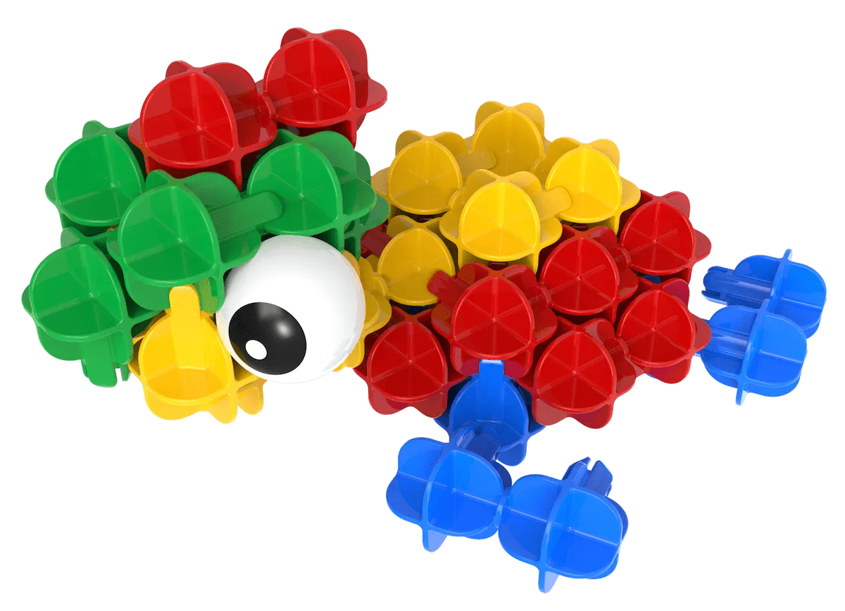 Klocki konstrukcyjne Molyka RED Box 159 elementów 3+ – Molyka - miniatura 12