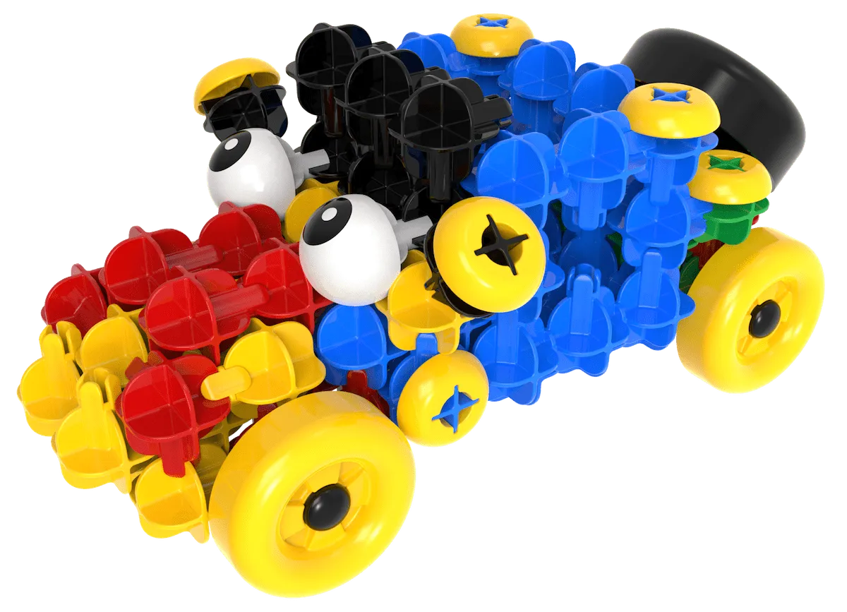 Klocki konstrukcyjne Molyka RED Box 159 elementów 3+ – Molyka - miniatura 14