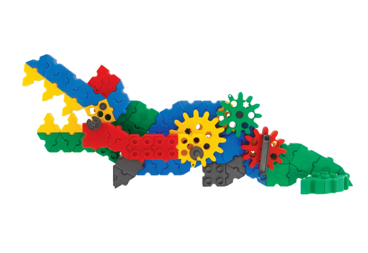 Klocki Gearphun Rekin i Krokodyl Box - 200 el. - miniatura 3