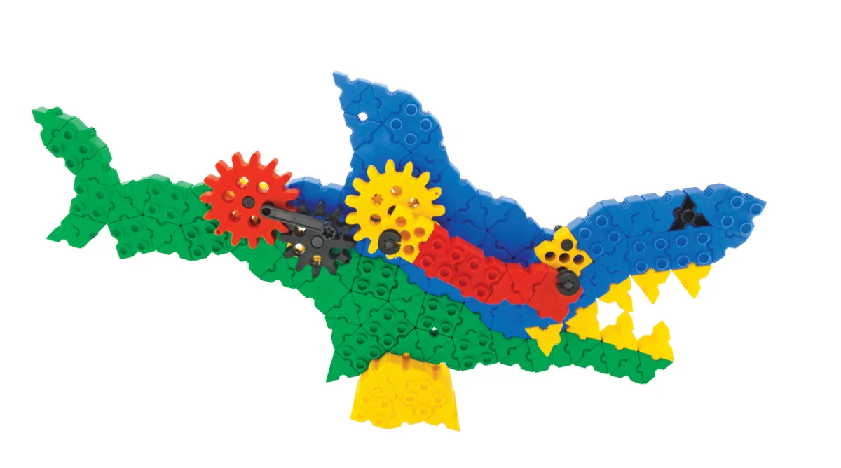 Klocki Gearphun Rekin i Krokodyl Box - 200 el. - miniatura 6