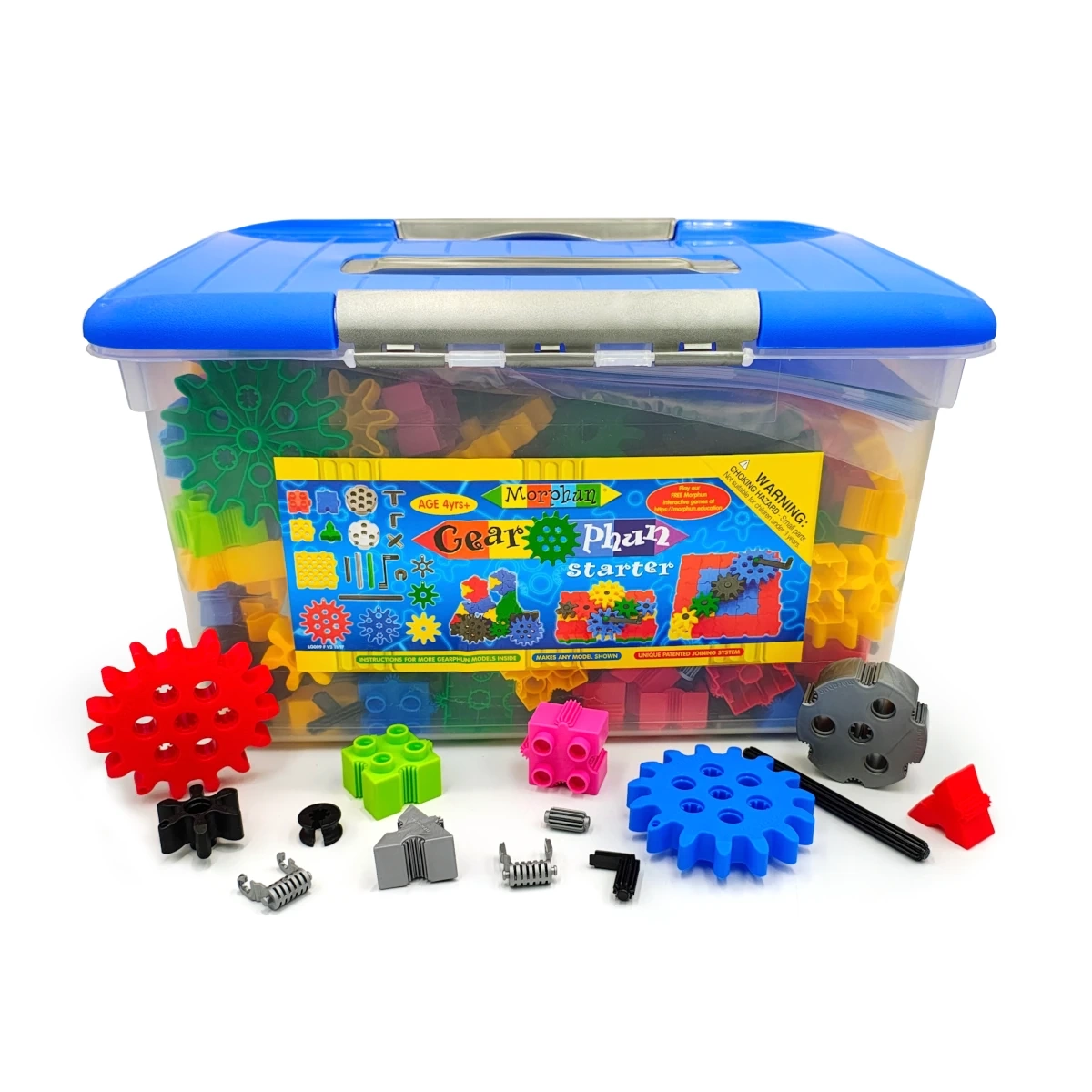 Zestaw klocków konstrukcyjnych Morphun Gearphun 500 el. + Instrukcje 60 str. A4 - Morphun
