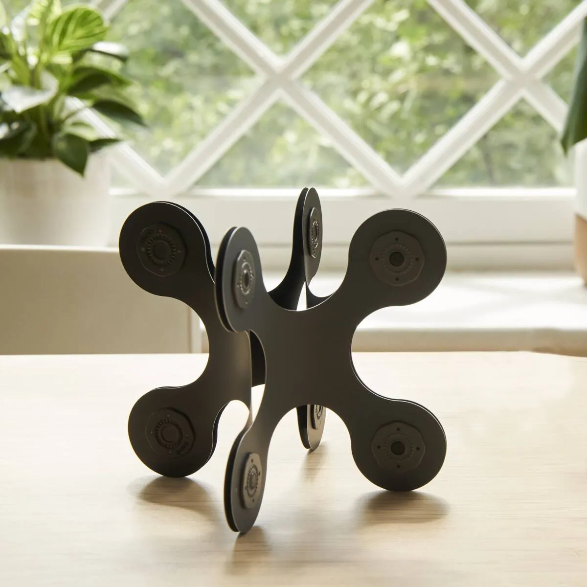 Klocki przestrzenne Clixo - Designer Pack - czarno-szary  - 9 el. - miniatura 2