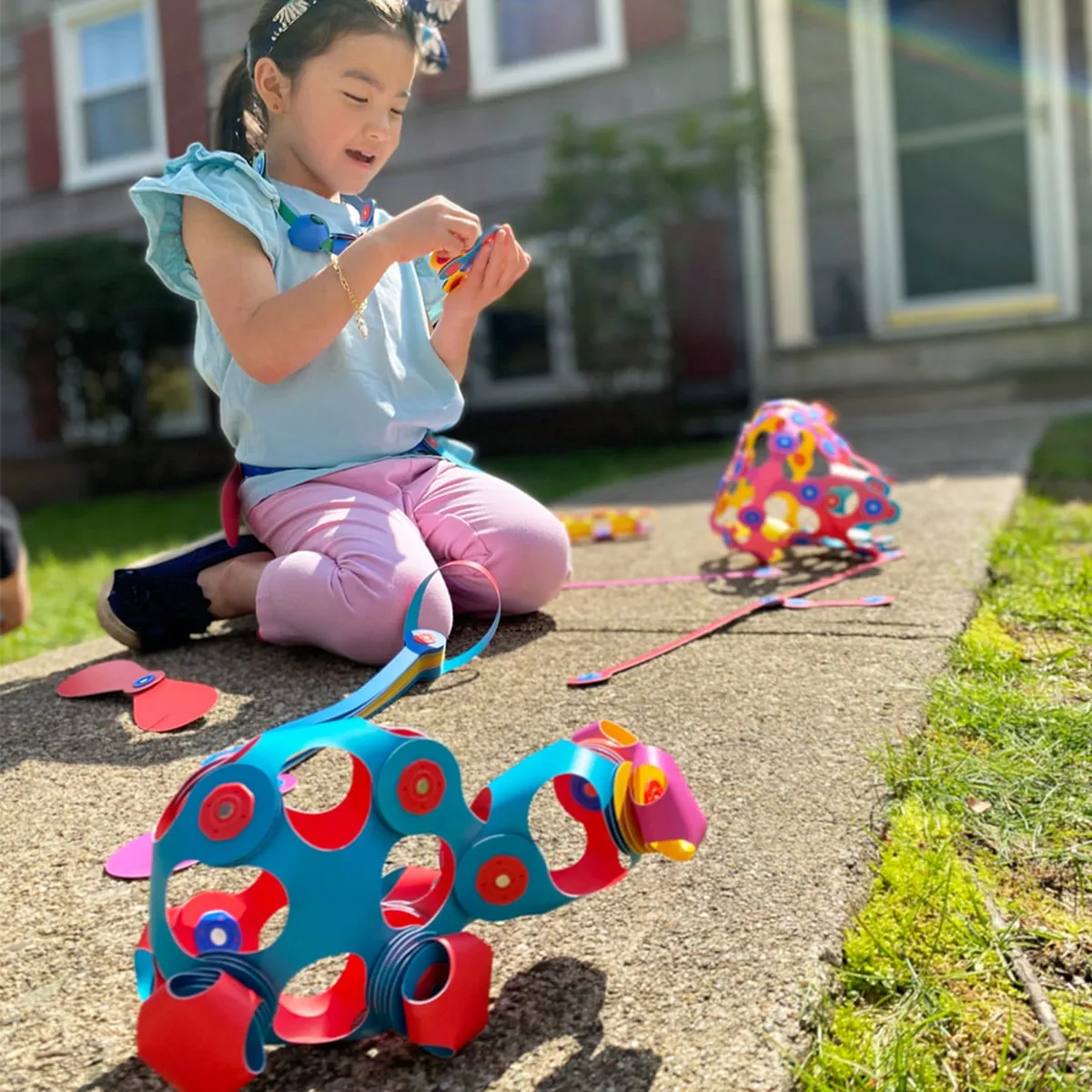 Klocki magnetyczne Clixo - Crew Pack - 30 el. - miniatura 2