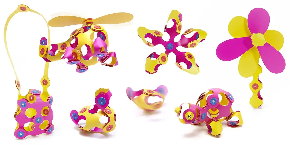 Klocki magnetyczne Clixo - Crew Pack - 30 el. - miniatura 5