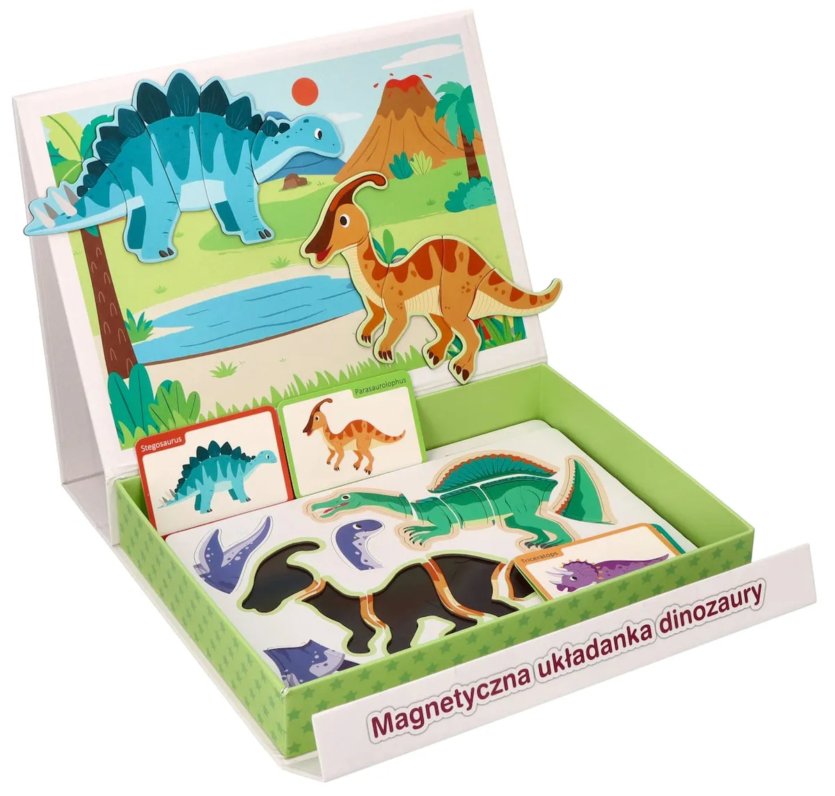 Tablica układanka magnetyczna - Dinozaury - Adam Toys