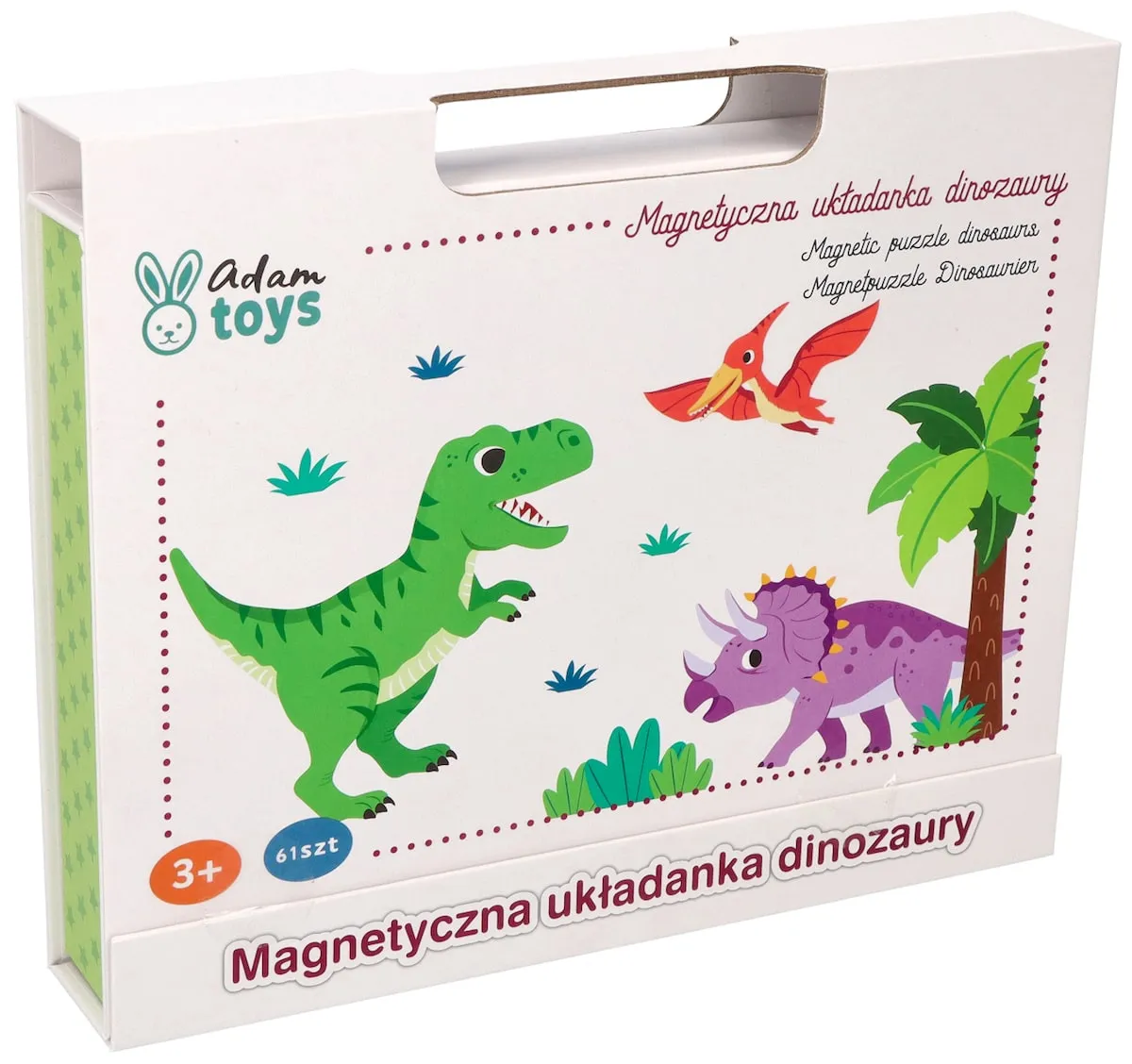 Tablica układanka magnetyczna - Dinozaury - miniatura 6