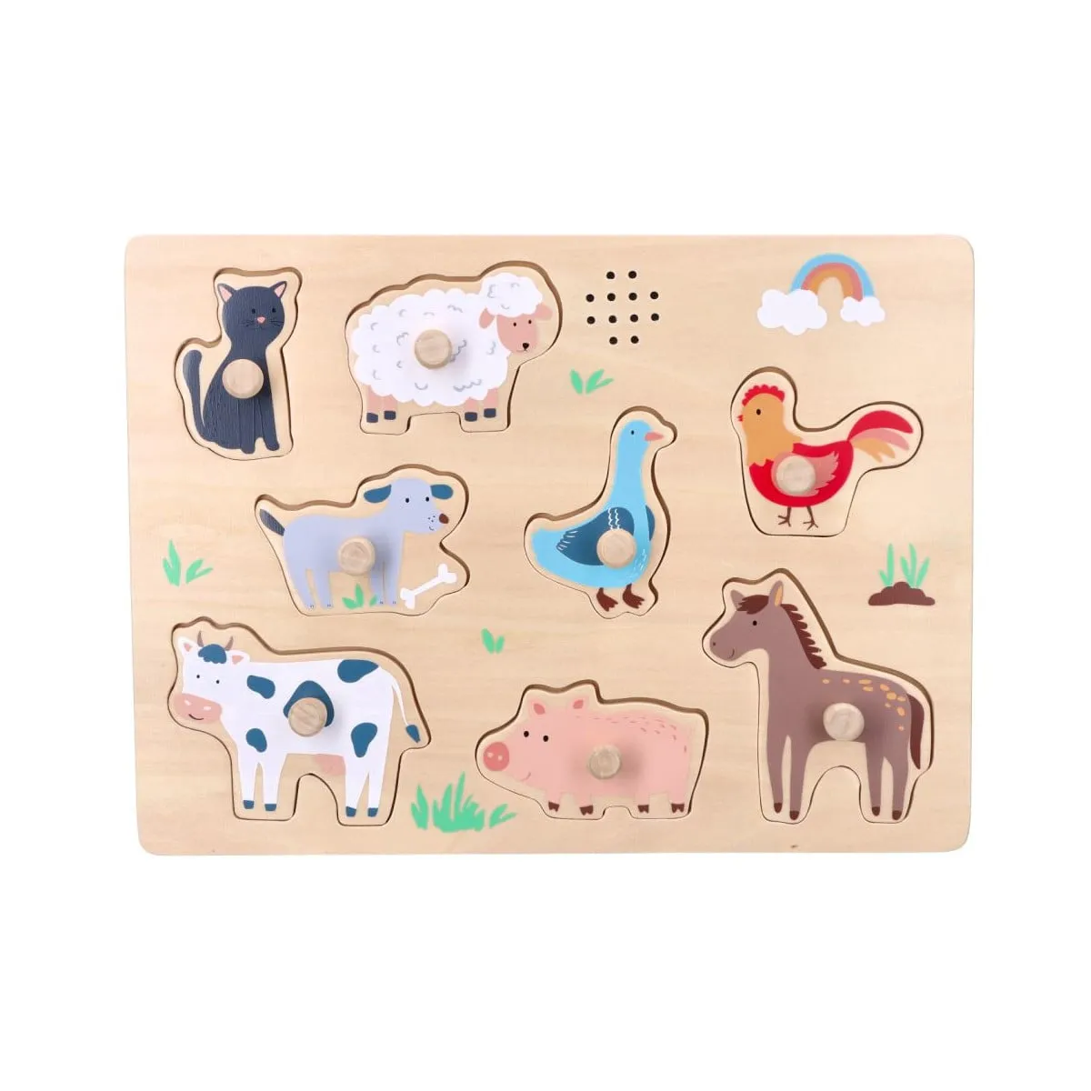 Puzzle dźwiękowe - Farma - Adam Toys