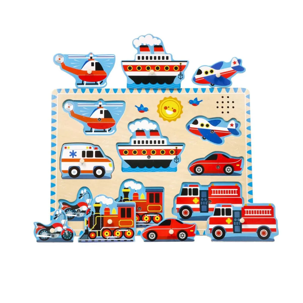 Puzzle dźwiękowe - pojazdy - Melissa&Doug