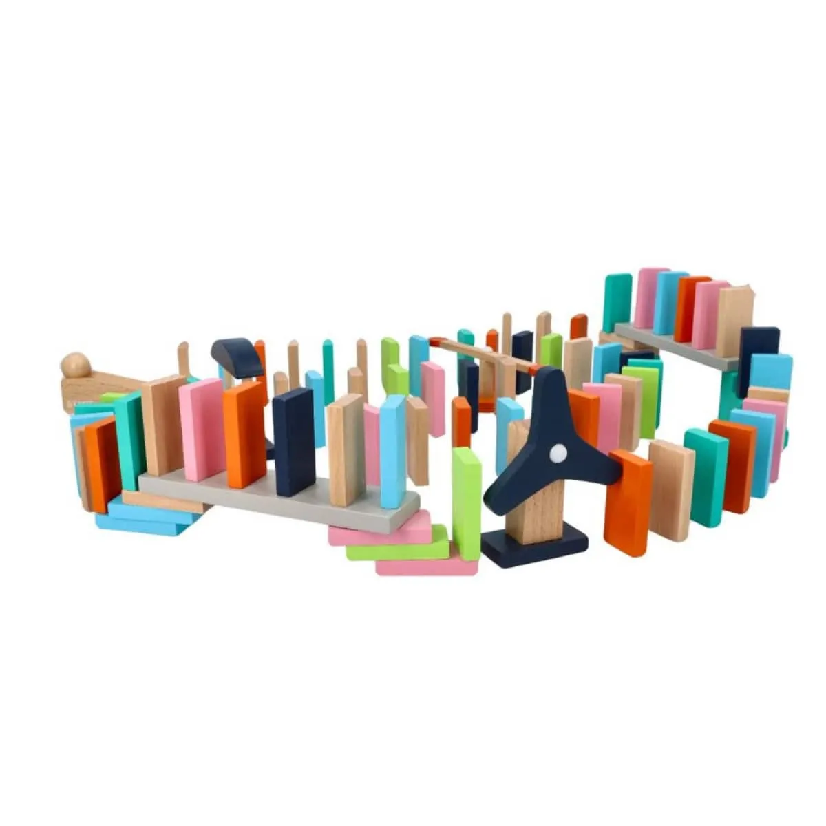 Kolorowe Domino - gra zręcznościowo - logiczna - Adam Toys