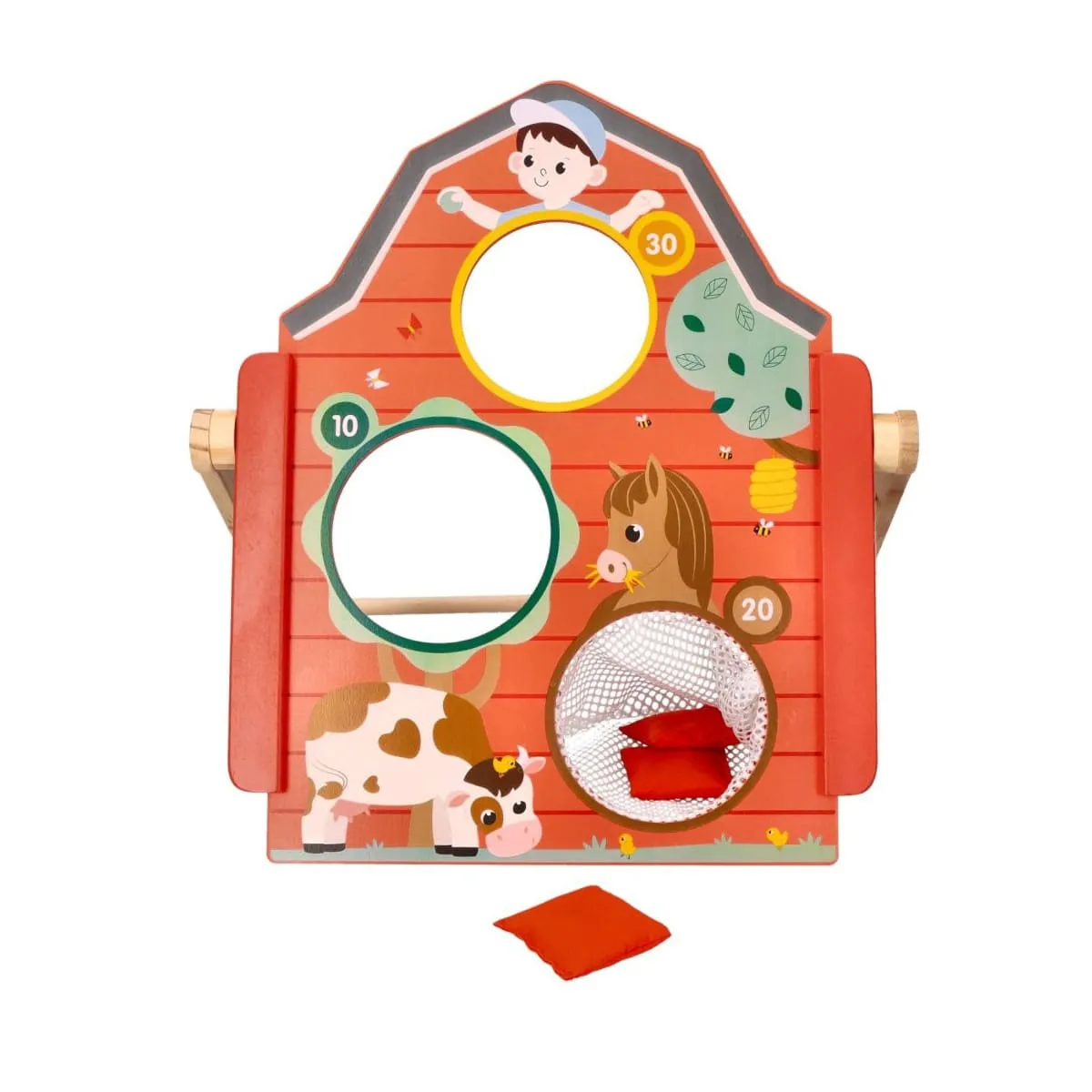 Gra zręcznościowa z woreczkami - Farma - Adam Toys