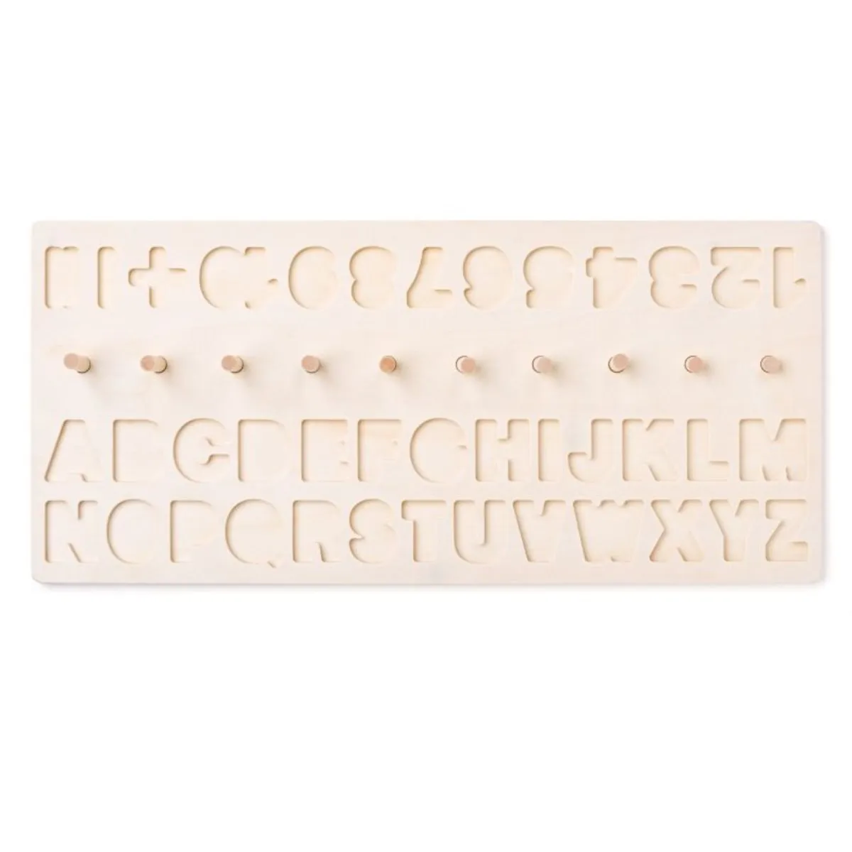 Tablica puzzle alfanumeryczne z literami i cyframi + znaki - miniatura 4