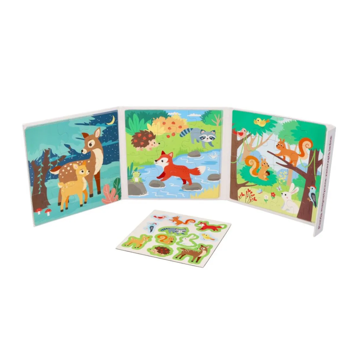 Puzzle magnetyczne - leśne zwierzęta - Adam Toys