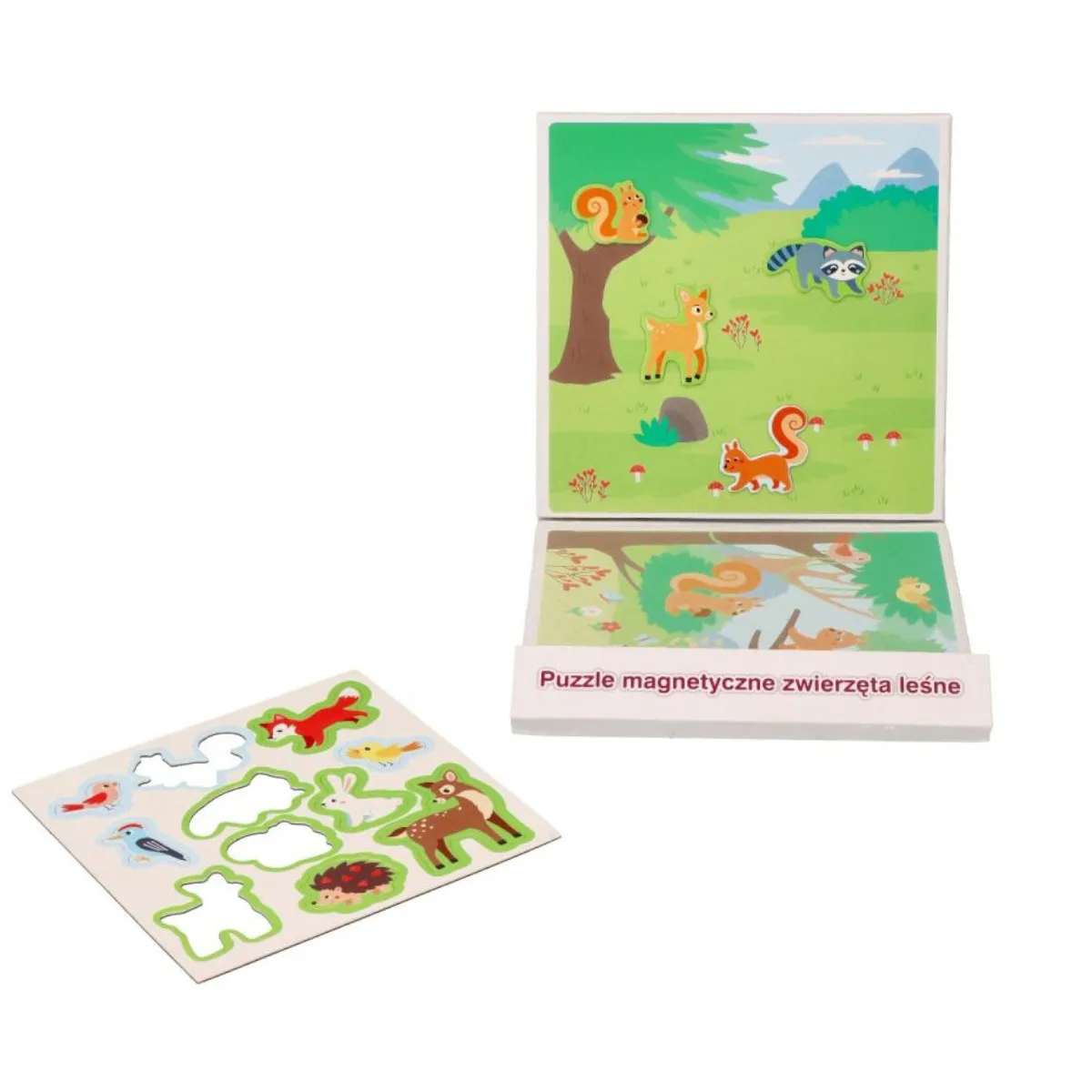 Puzzle magnetyczne - leśne zwierzęta - miniatura 6