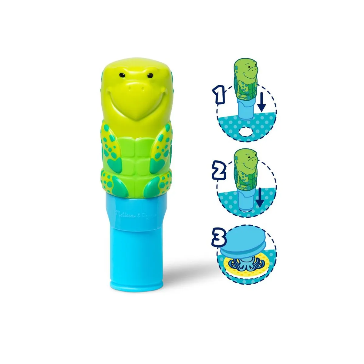 Sticker Wow - Książeczka i stempelek z naklejkami - Żółw morski - miniatura 3