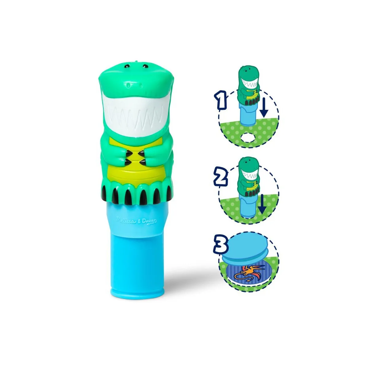 Sticker Wow - Książeczka i stempelek z naklejkami - Dinozaur - miniatura 2