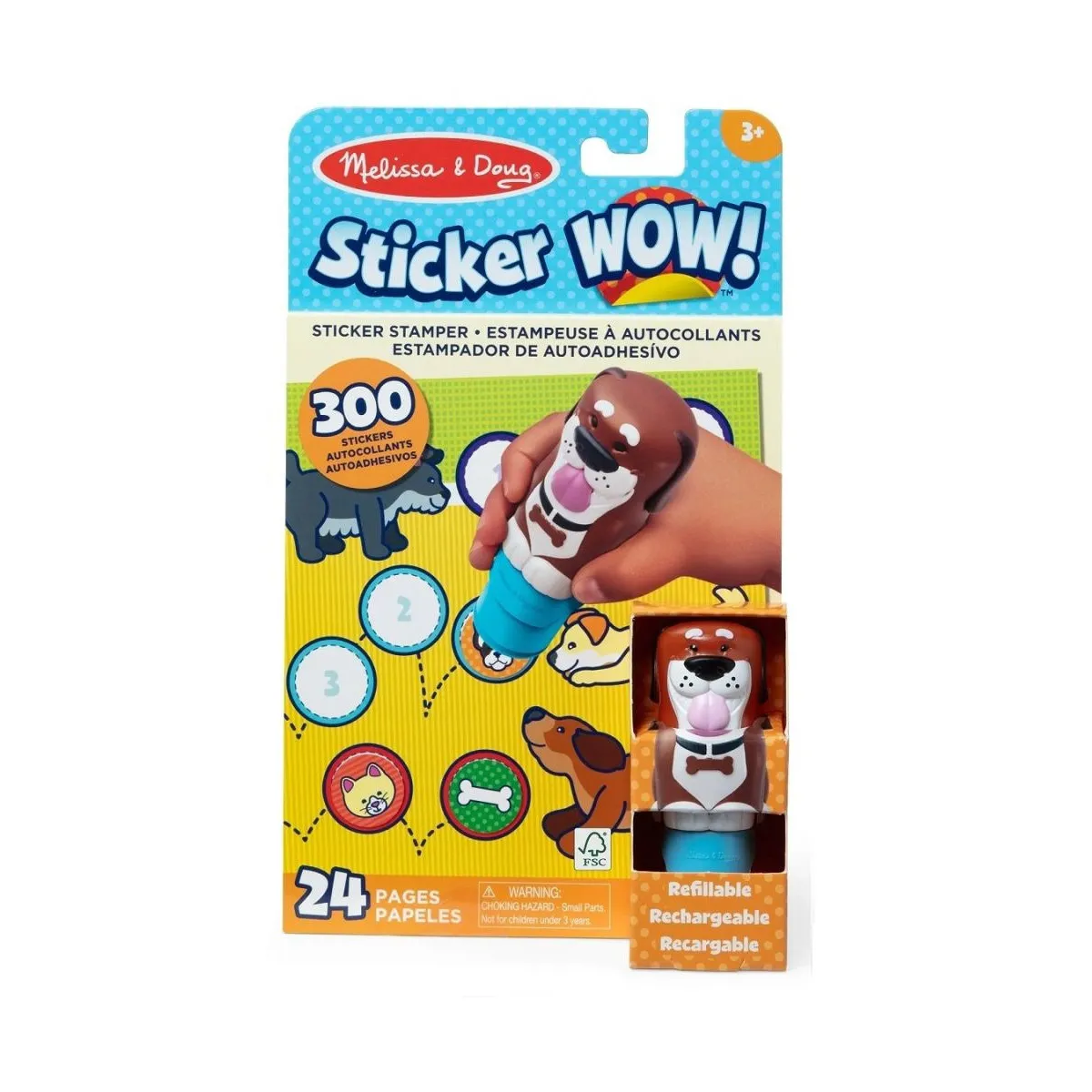 Sticker Wow - Książeczka i stempelek z naklejkami - Pies - miniatura 2