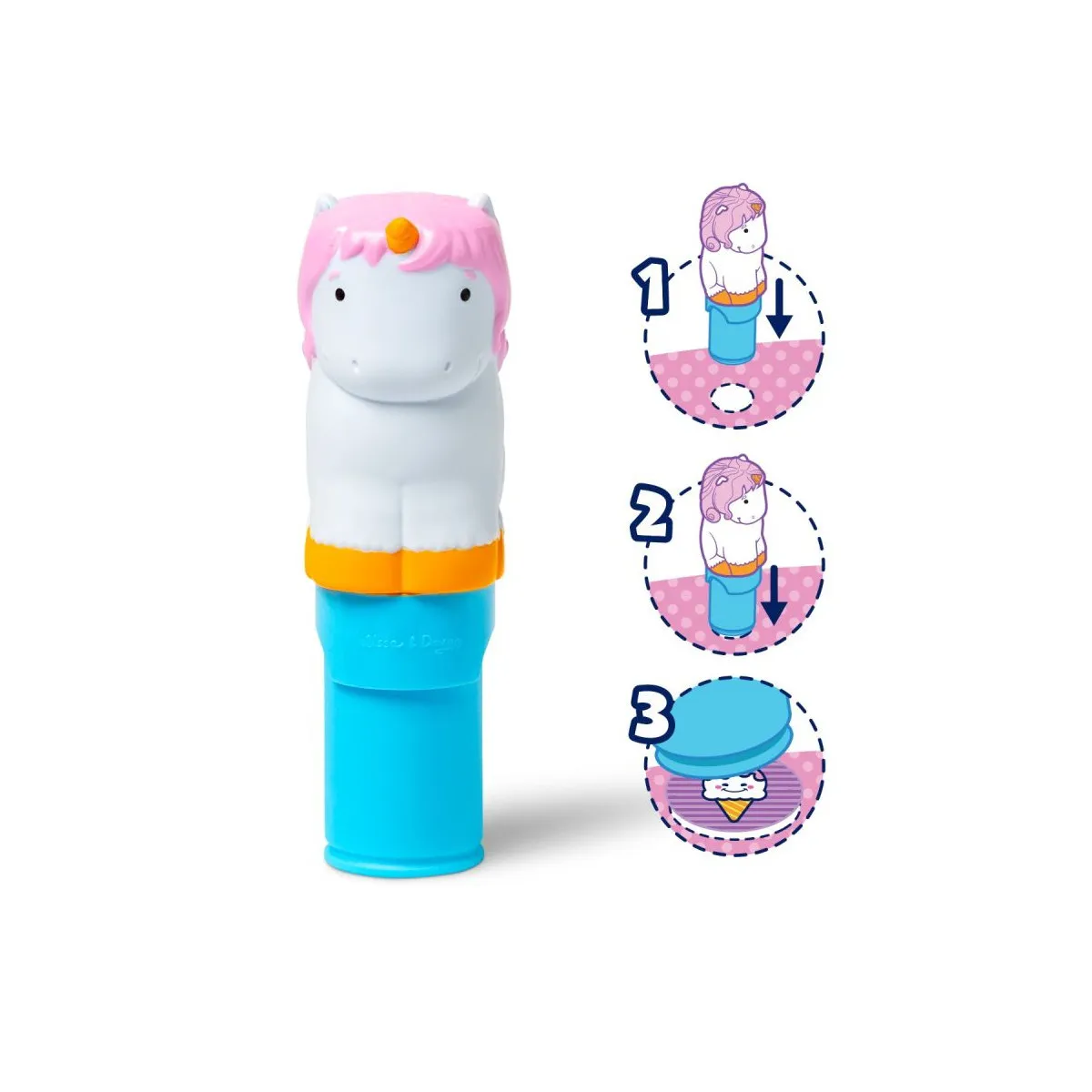 Sticker Wow - Książeczka i stempelek z naklejkami - Jednorożec - miniatura 4