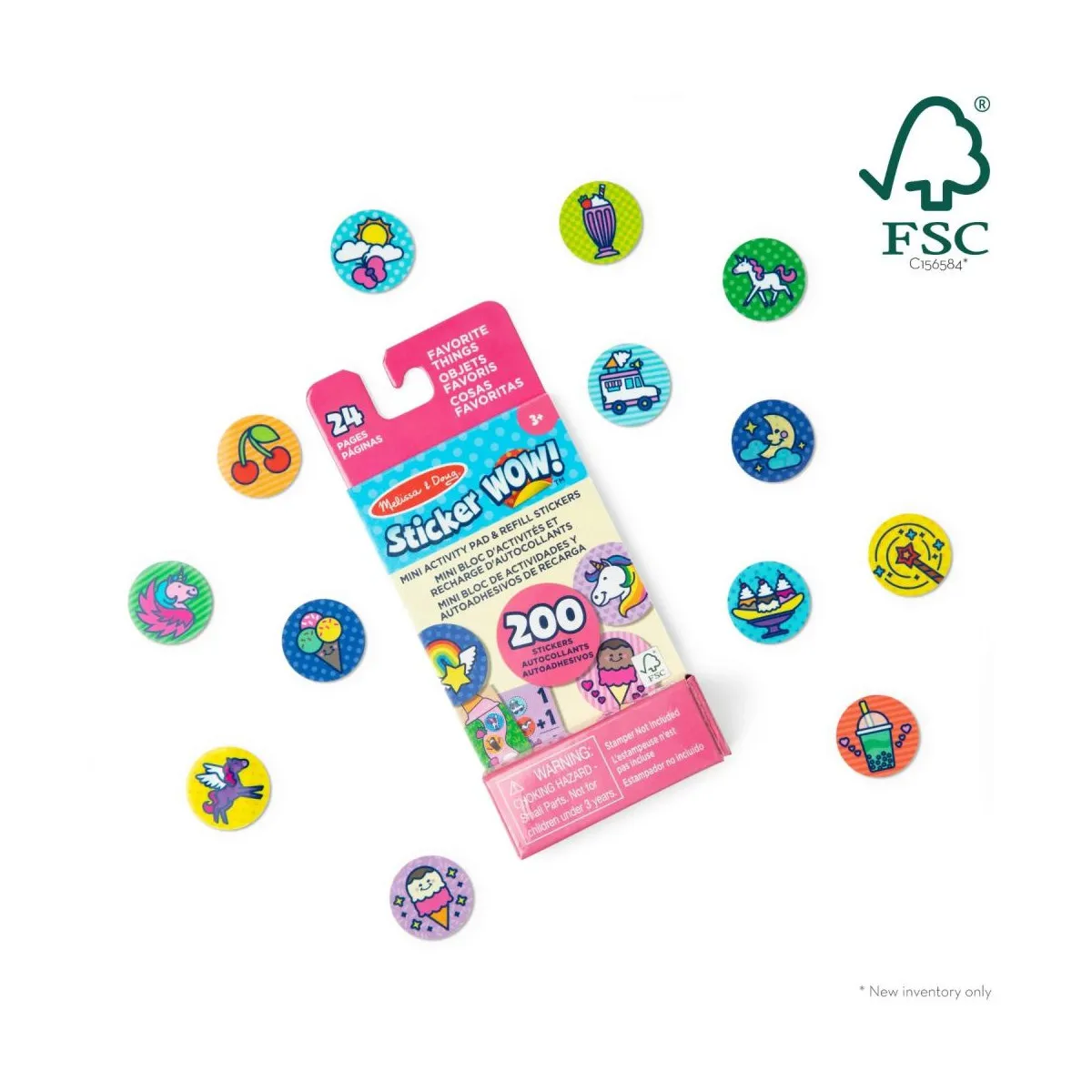 Sticker Wow - wkład + mini książeczka - Jednorożec - miniatura 3