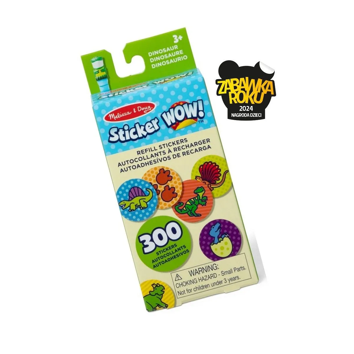 Sticker Wow - wkład + mini książeczka - Dinozaury - Melissa&amp;Doug